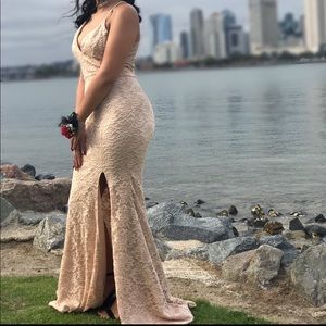 Lace Prom Dress
